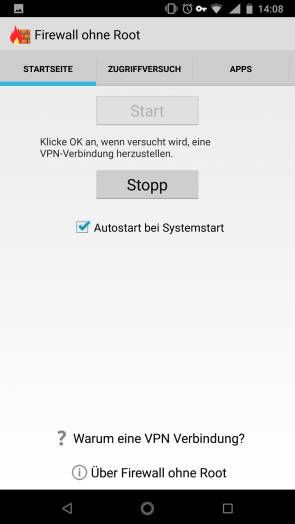 Android: bestimmten Apps den Internetzugang verweigern